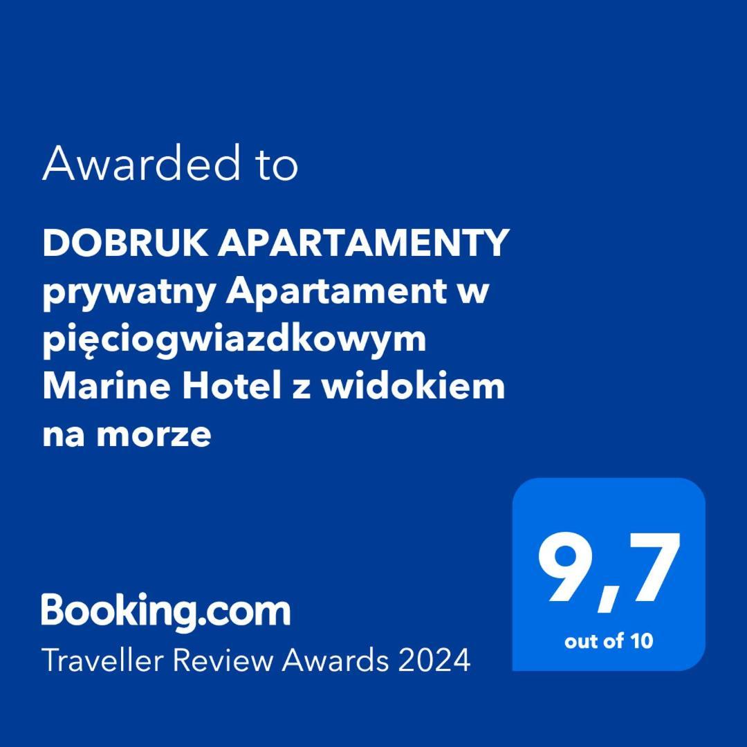 W Marine Hotel Przy Plazy Rowery W Cenie Prywatny 309 Dobruk Apartamenty Kolberg Exterior foto